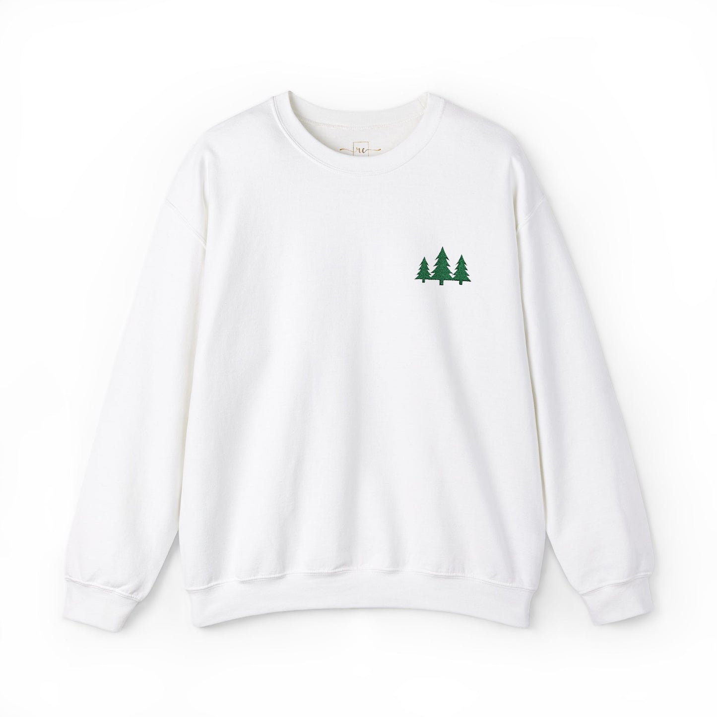 Pine Trees Embroidered Unisex Sweatshirt