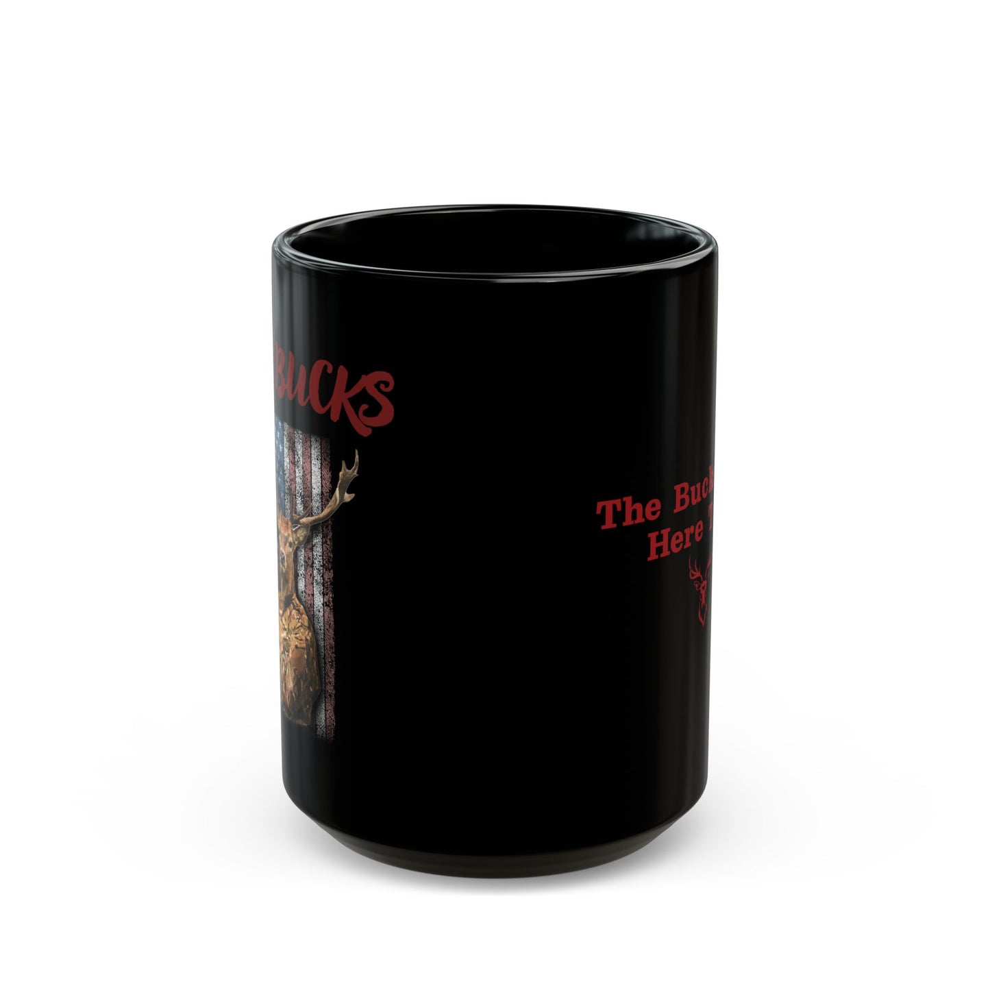 War Bucks Black Mug (11oz, 15oz) - Rock Music Graphic