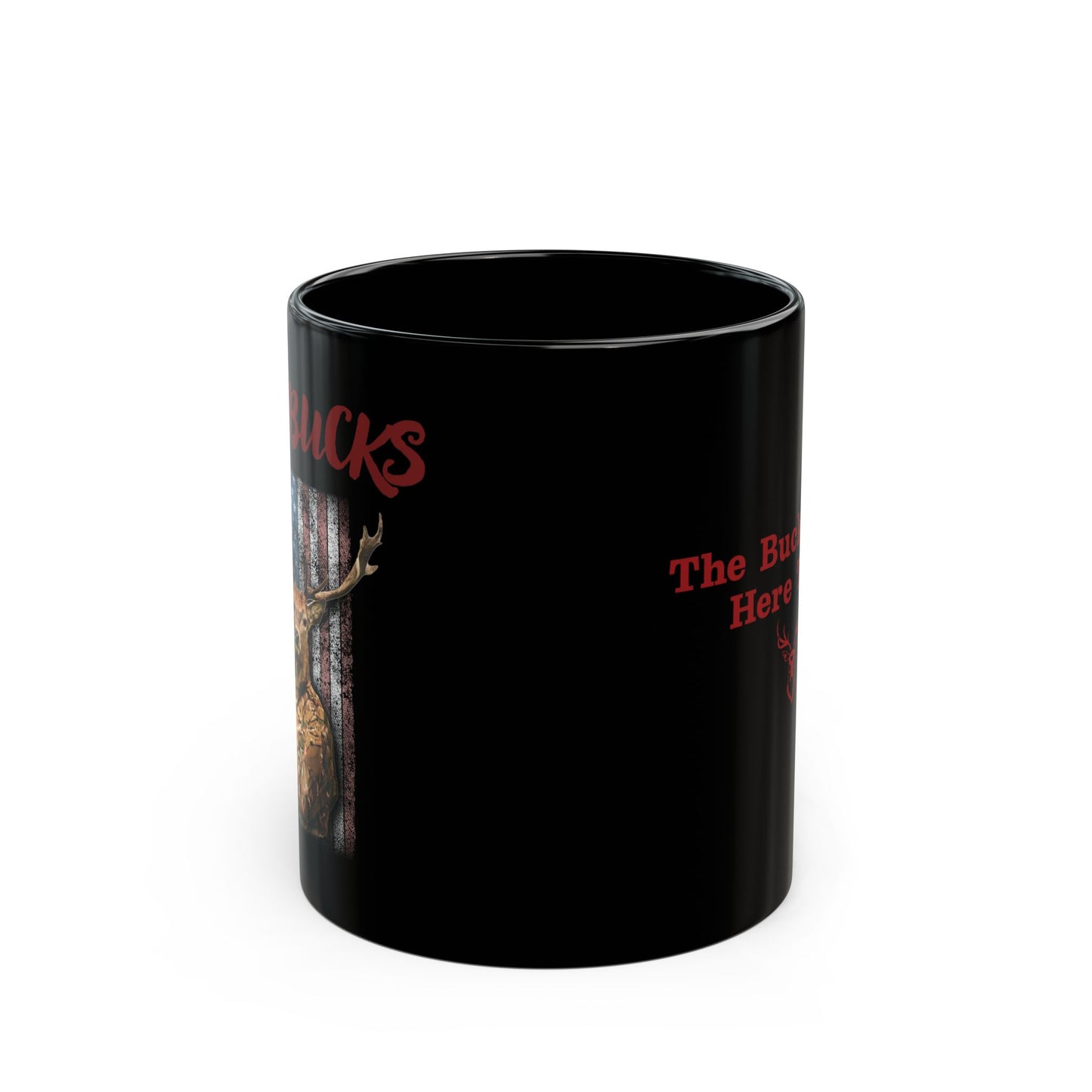 War Bucks Black Mug (11oz, 15oz) - Rock Music Graphic