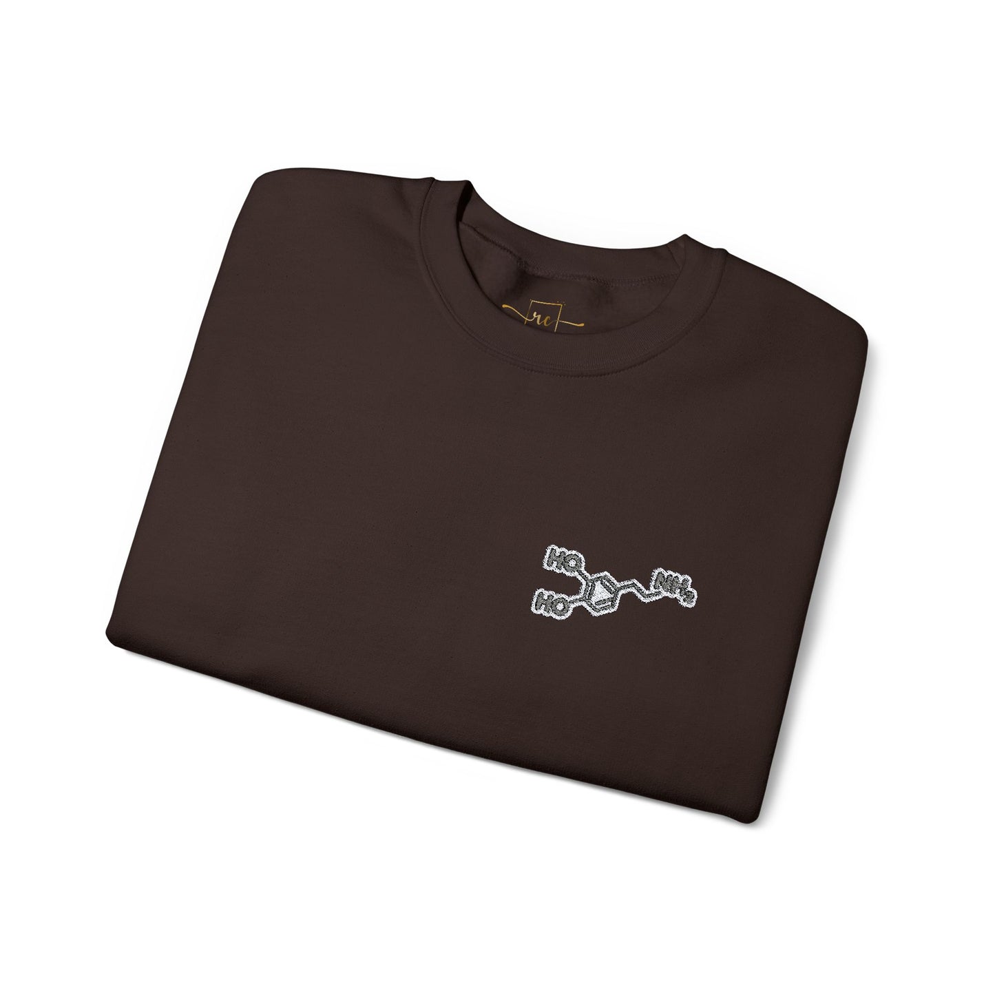Dopamine Symbol Embroidered Sweatshirt