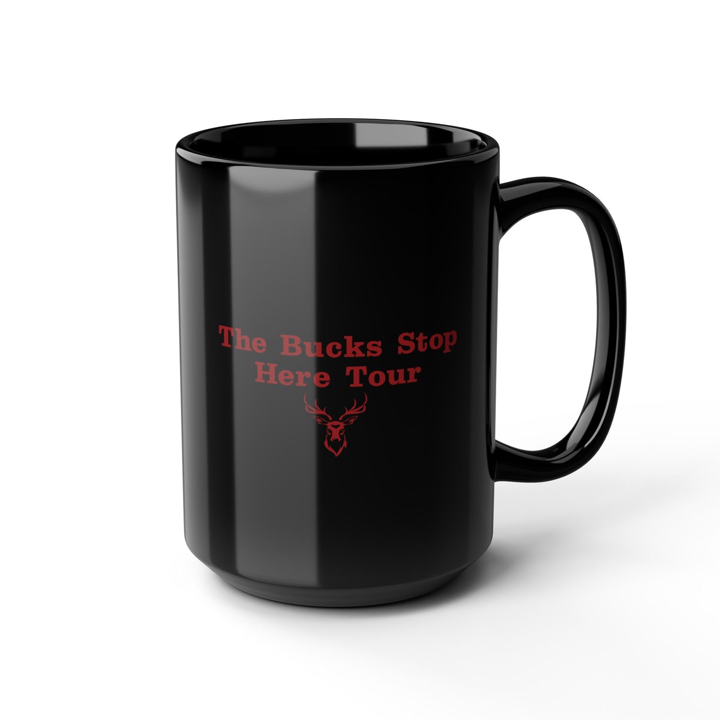 War Bucks Black Mug (11oz, 15oz) - Rock Music Graphic