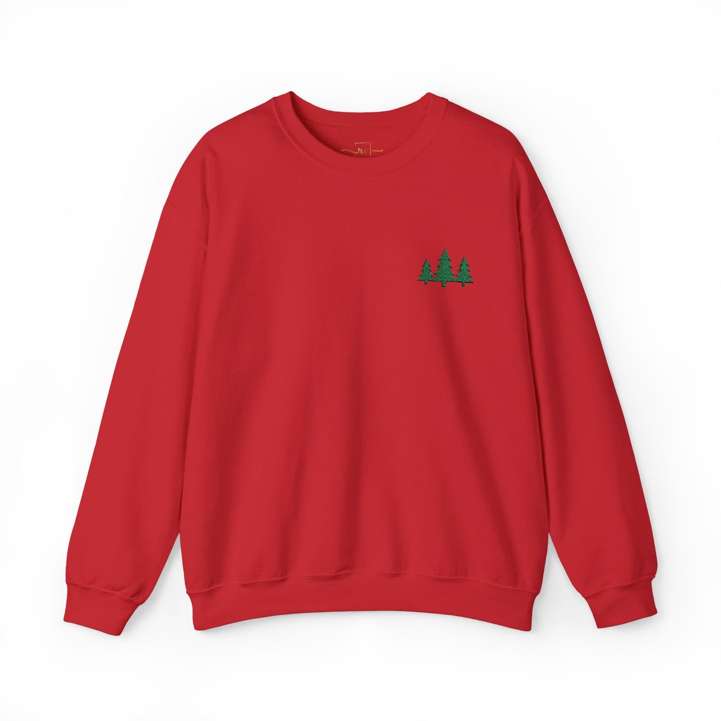 Pine Trees Embroidered Unisex Sweatshirt