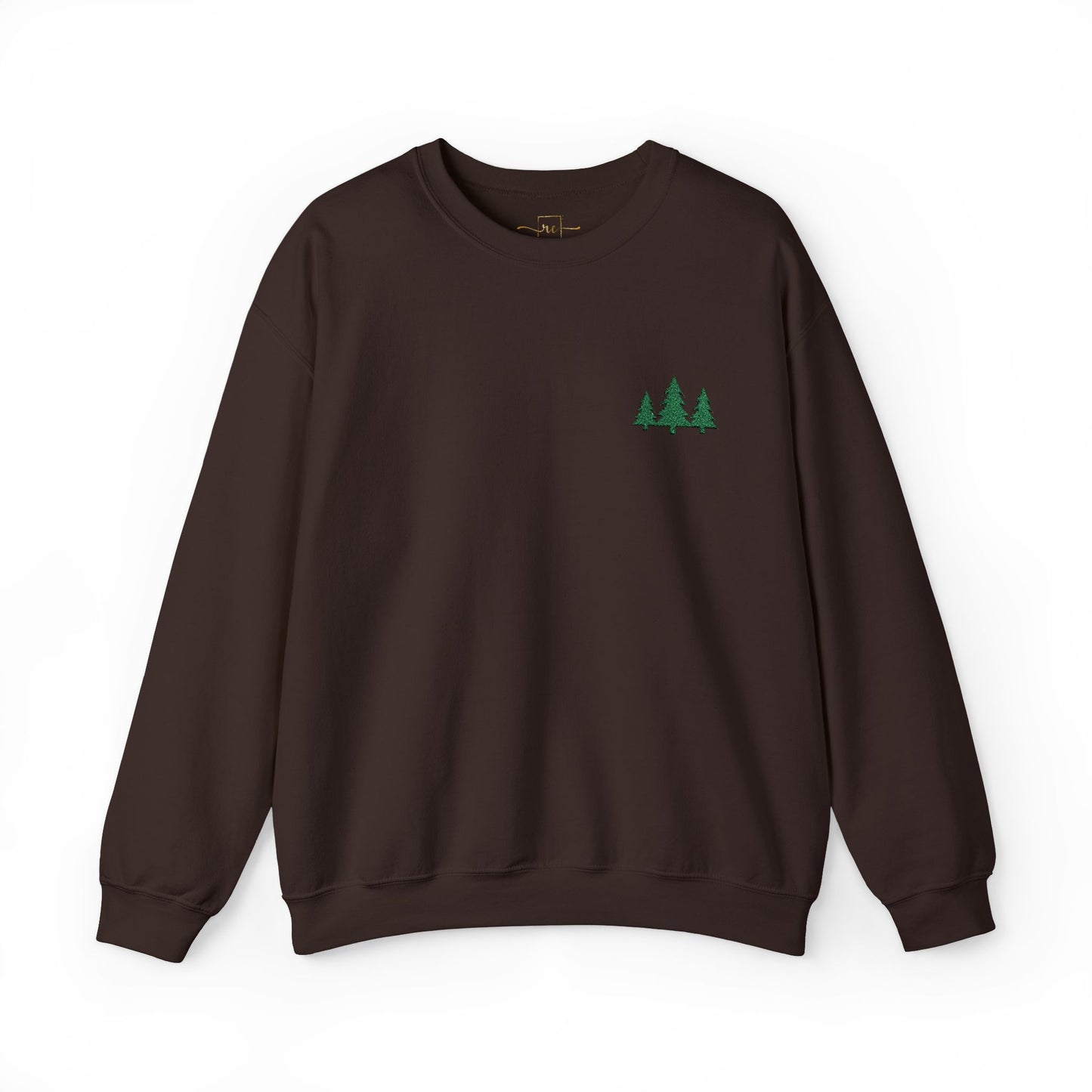 Pine Trees Embroidered Unisex Sweatshirt