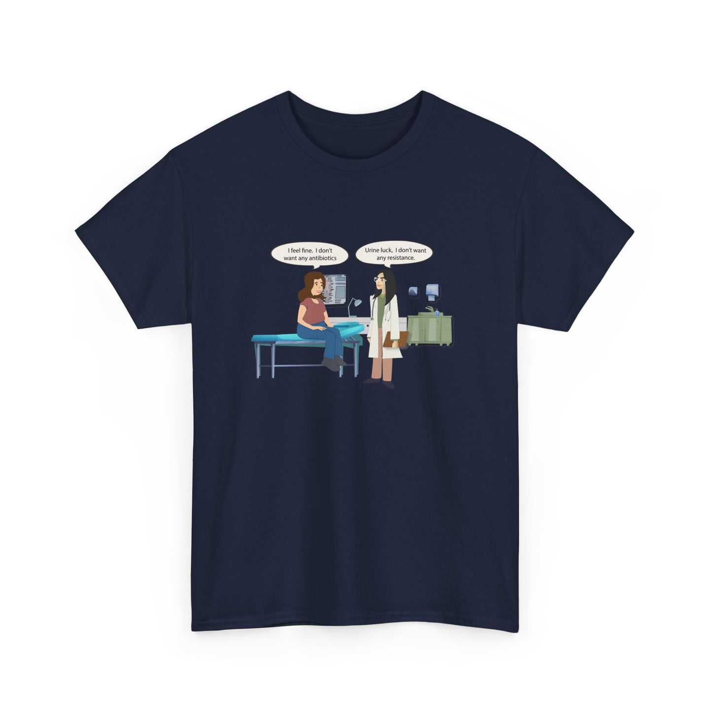 Urine Luck Heavy Cotton T-Shirt - Medical Humor