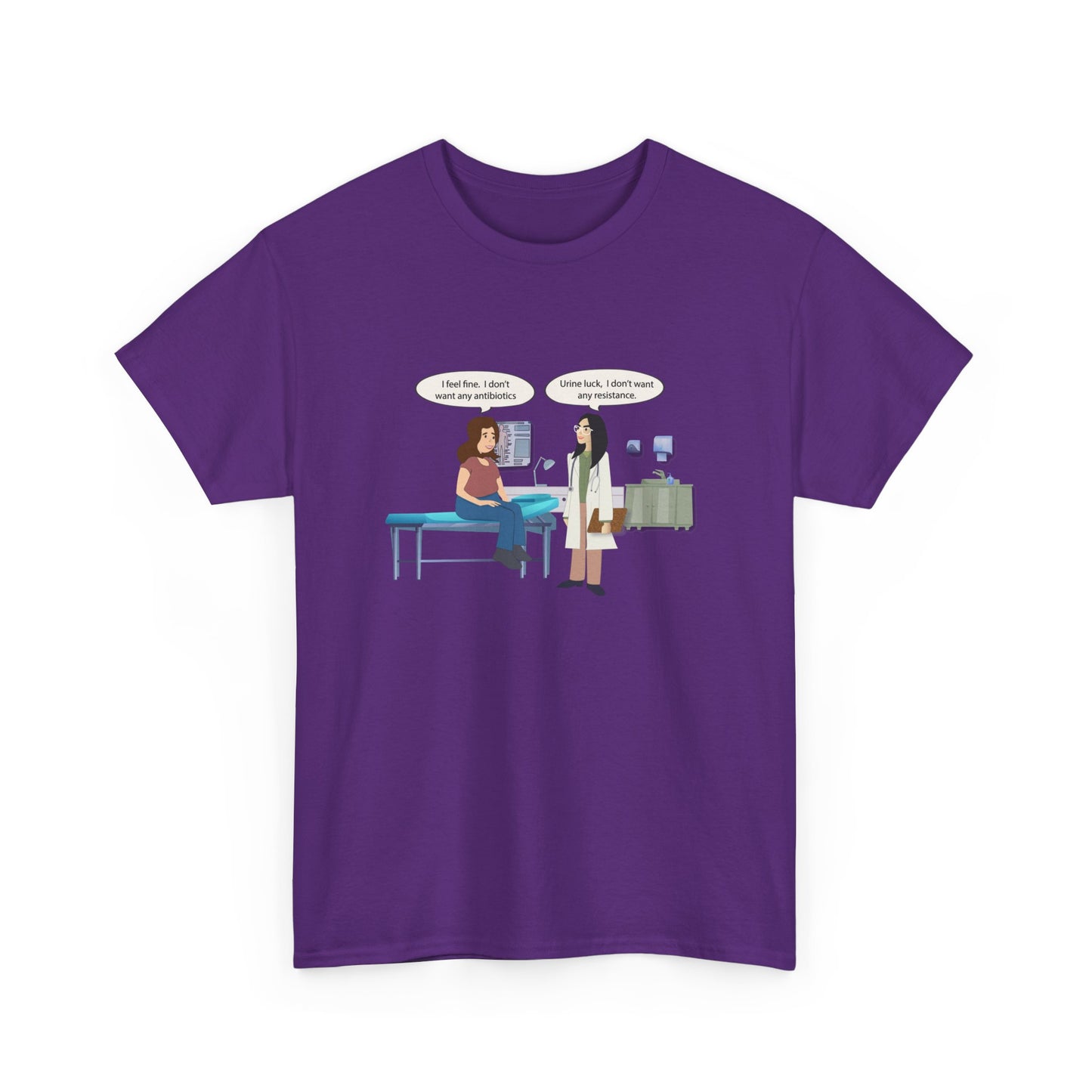 Urine Luck Heavy Cotton T-Shirt - Medical Humor