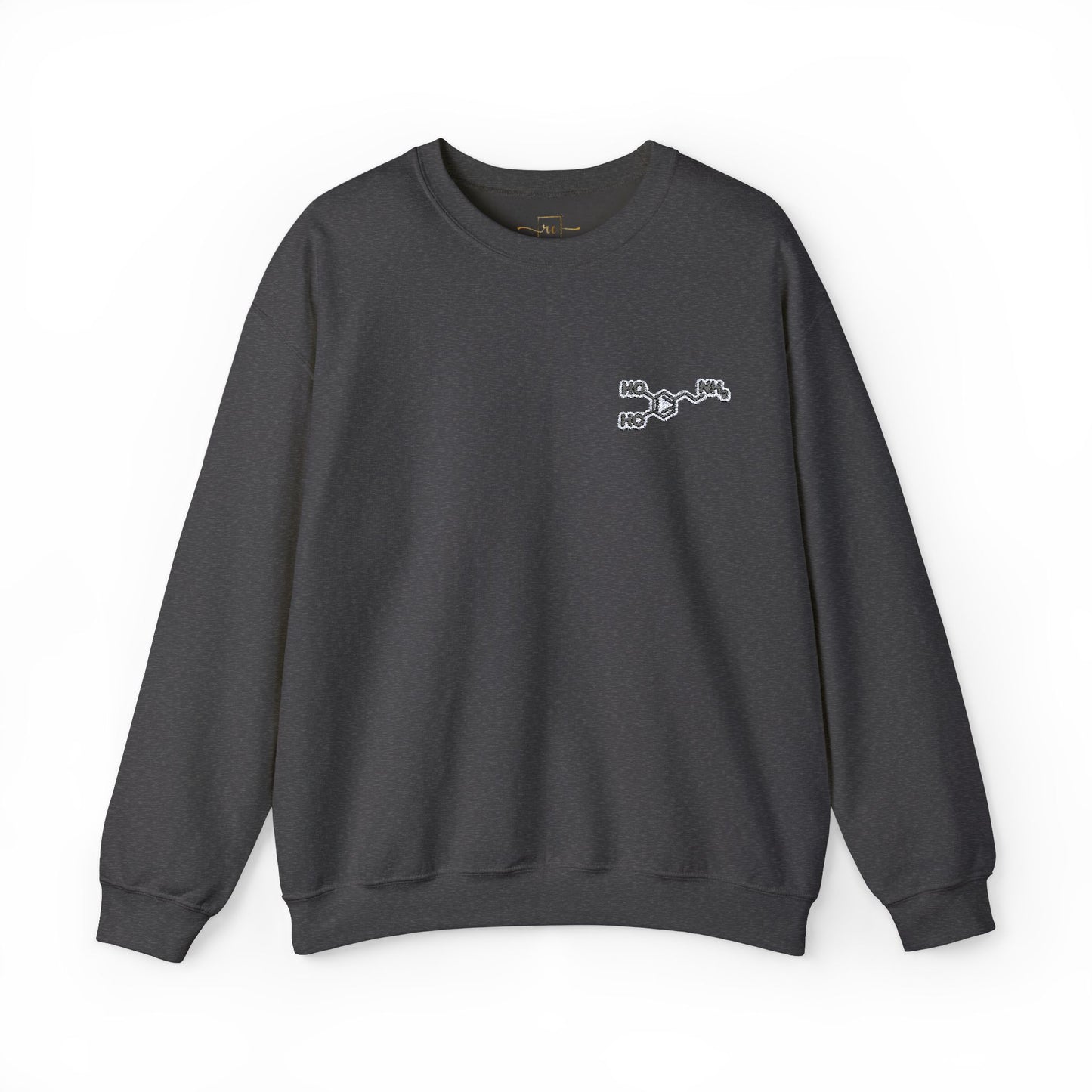 Dopamine Symbol Embroidered Sweatshirt