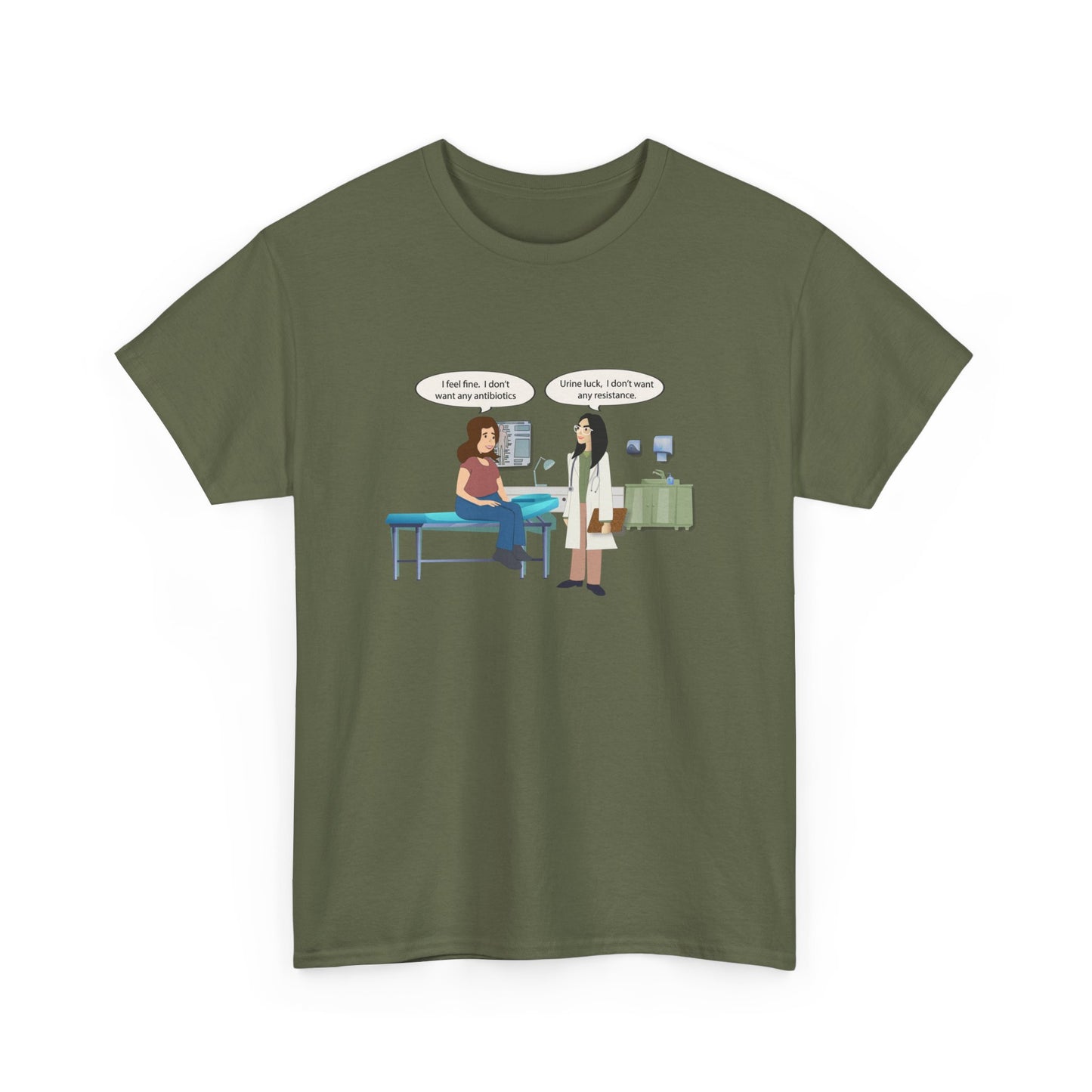 Urine Luck Heavy Cotton T-Shirt - Medical Humor