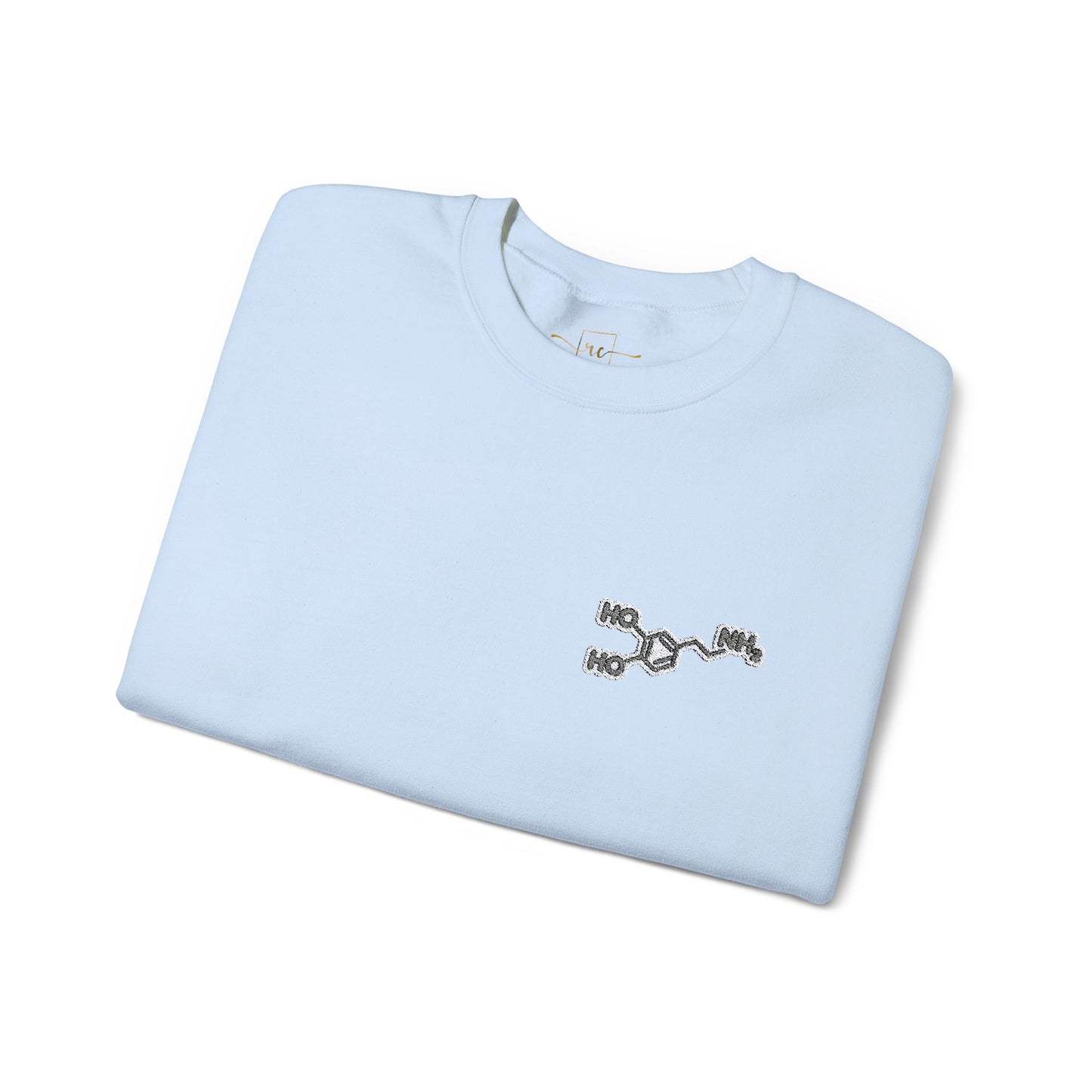 Dopamine Symbol Embroidered Sweatshirt