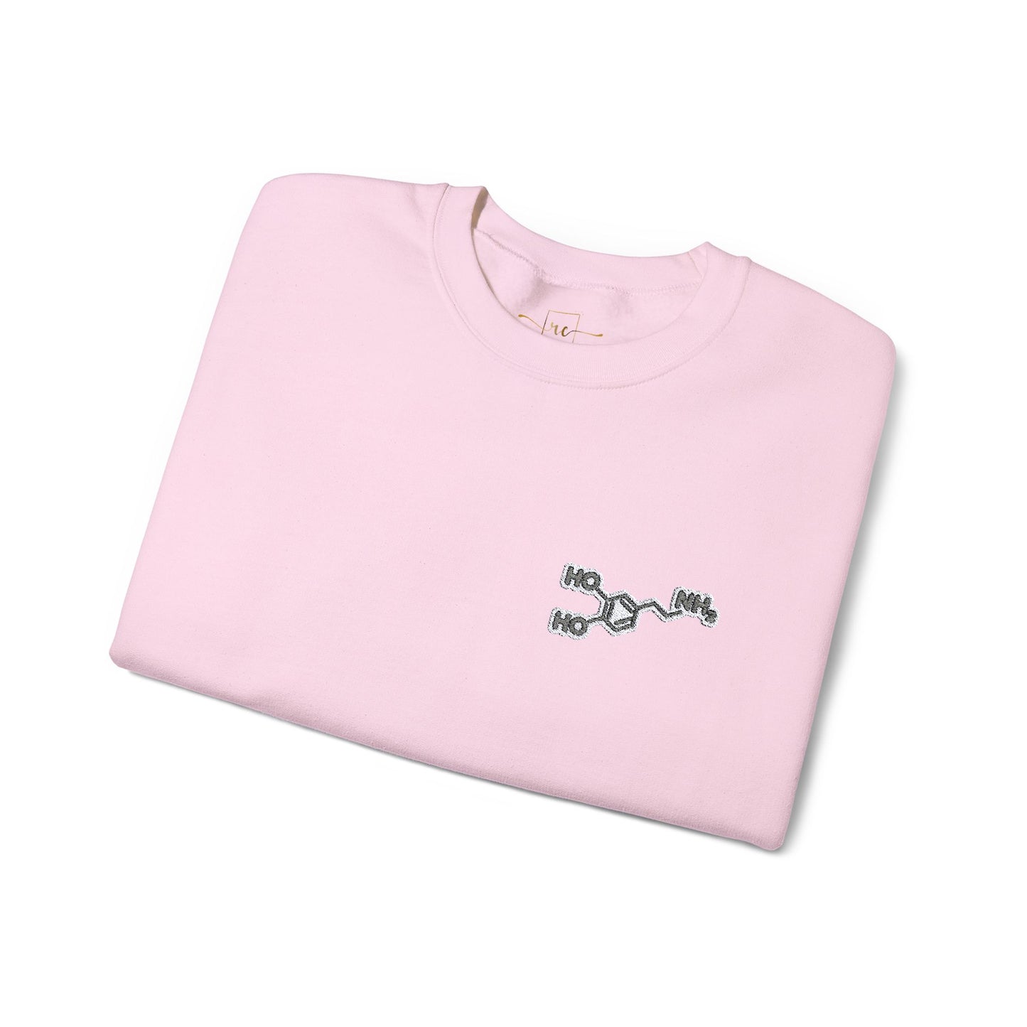 Dopamine Symbol Embroidered Sweatshirt