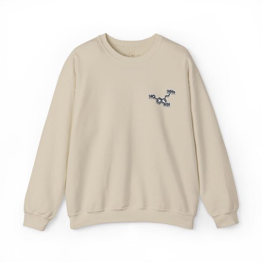 Serotonin Symbol Embroidered Sweatshirt - Unisex