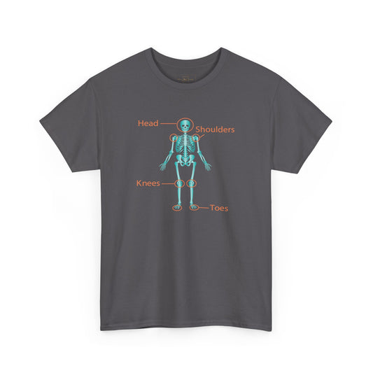 Ortho Skeleton Heavy Cotton T-Shirt - Medical Humor